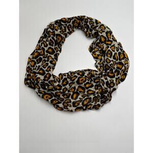 Disney Parks Leopard Print Infinity Scarf | Soft Lightweight Rayon Chic